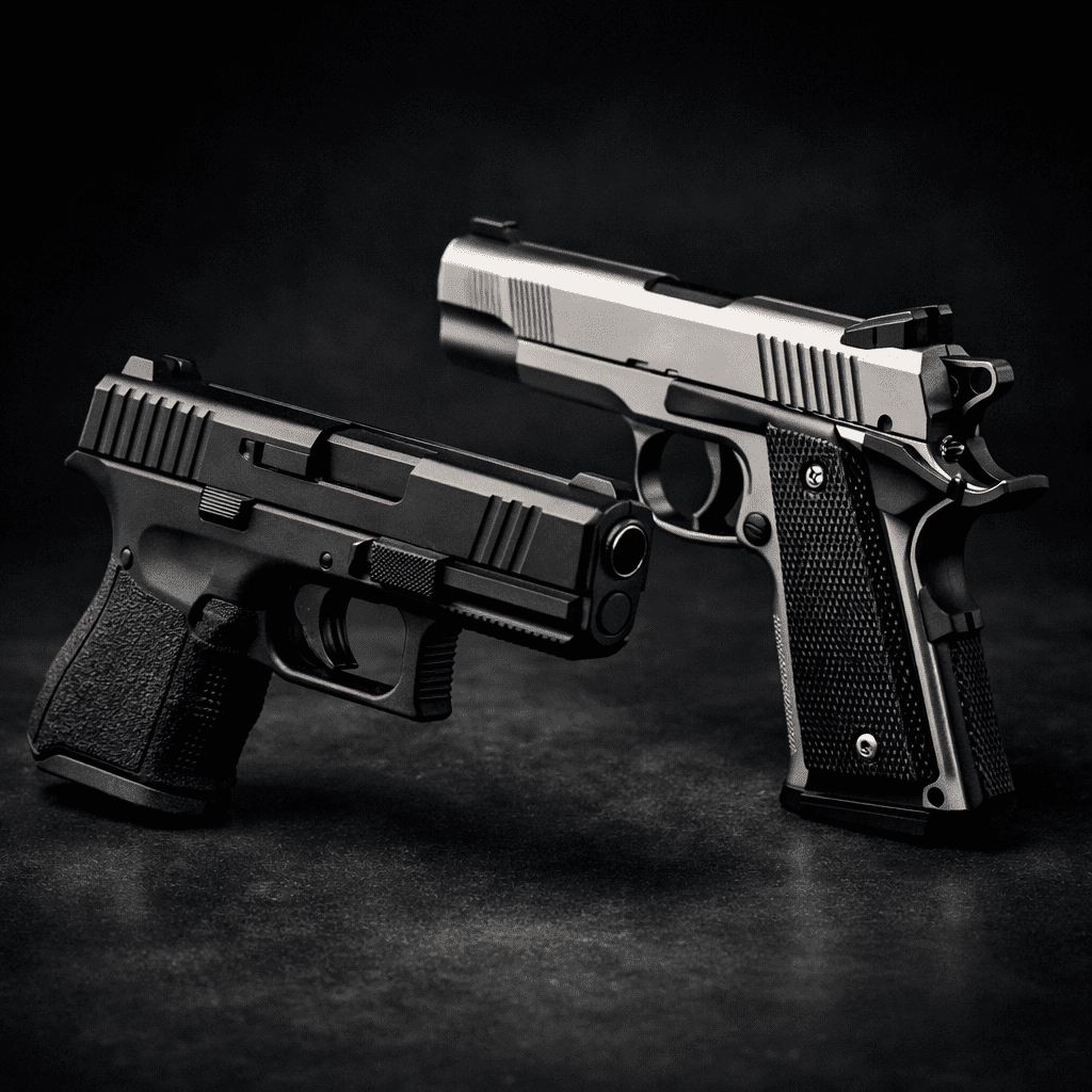 Buy handguns online including pistols and revolvers