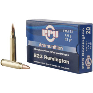 Prvi Partisan 223 Remington 62 Grain FMJ Boat-Tail 20-Round Box