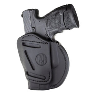 1791 Gunleather 3-Way Holster OWB for Glock 25/26/27/29/30/33/48- Ruger LC/SR-S&W MP Ambidextrous Stealth Black