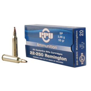 Prvi Partisan 22-250 Remington 55 Grain Soft Point 20-Round Box
