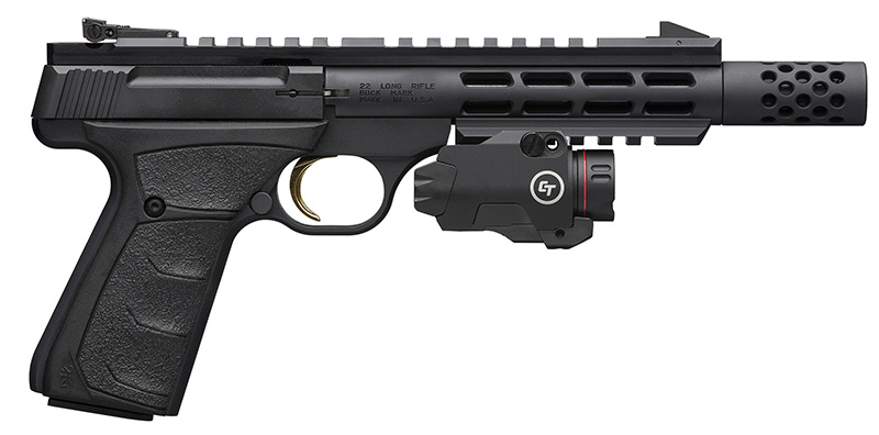 Browning Buck Mark Field Target Semi-Automatic Pistol 22 LR 5.80-Inch Barrel Black Finish