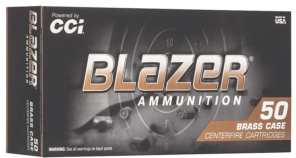 C.C.I. Blazer Brass 10mm Auto 180 Grain Jacketed Hollow Point 50-Round Box