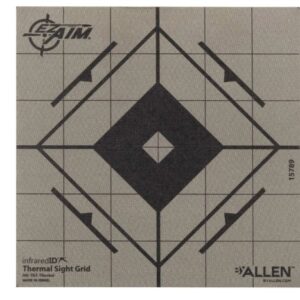 Allen Company EZ Aim Adhesive Thermal Sight Grid Target Shooting Target Tan