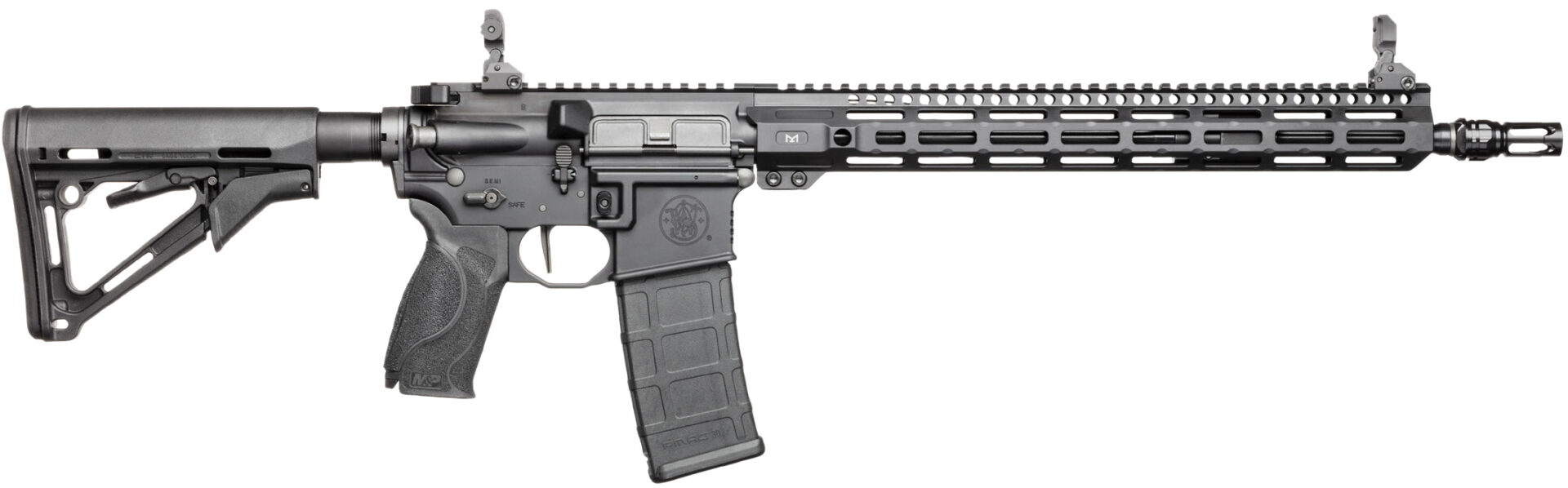 Smith & Wesson M&P15 AXE Semi-Automatic Rifle 5.56x45mm (NATO) 16.1-Inch Barrel Black Finish