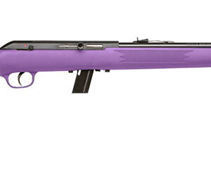 Savage Arms 64F Semi-Automatic Rifle 22 LR 21-Inch Barrel Purple Synthetic Stock Black Finish