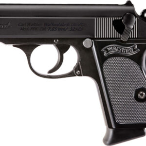 Walther Arms PPK/S Semi-Automatic Pistol 32 ACP 3.3-Inch Barrel Black Finish