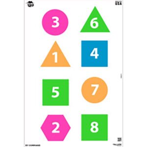Allen Company EZ Aim Fun Group Paper Targets Shooting Target Tan