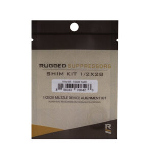 Rugged Suppressors Shim Kit 1/2x28