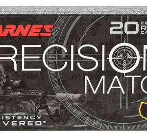 Barnes Precision Match 6mm Creedmoor 112 Grain Open Tip Match 20-Round Box