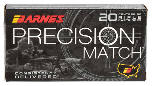 Barnes Precision Match 6mm Creedmoor 112 Grain Open Tip Match 20-Round Box