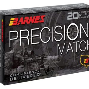 Barnes Precision Match 308 Winchester 175 Grain Open Tip Match 20-Round Box