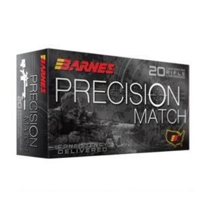 Barnes Precision Match 300 Win Magnum 220 Grain Open Tip Match 20-Round Box