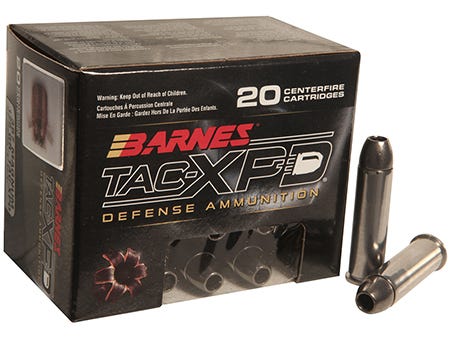 Barnes VOR-TX 357 Magnum 125 Grain TAC-XP 20-Round Box