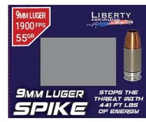 Liberty Ammunition 9mm 55 Grain 20-Round Box