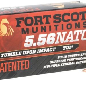 Fort Scott Munitions 5.56mm 5.56x45mm 62 Grain 20-Round Box