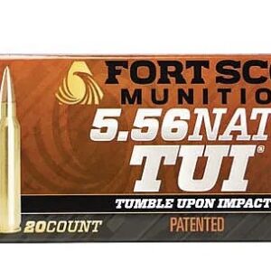 Fort Scott Munitions 5.56mm 5.56x45mm 70 Grain 20-Round Box