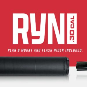 One Horse RYN.30 Cal Suppressor 5/8x24 Titanium Black