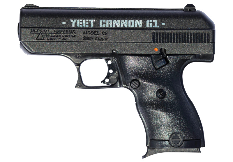 Hi-Point - MKS Supply Yeet Cannon G1 Semi-Automatic Pistol 9mm 3.5-Inch Barrel