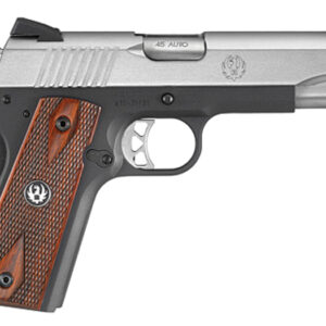 Ruger SR1911 Lightweight Commander Semi-Automatic Pistol 45 ACP Black Finish