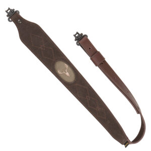 Allen Company Big Game Suede Sling with Swivels Sling Swivel or QD Mount Brown