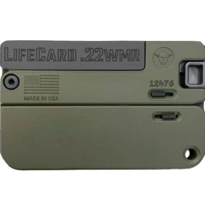 Trailblazer Firearms LifeCard.22WMR Aluminum OD Green Handgun 22 WMR