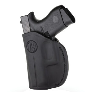 1791 Gunleather 2-Way Holster IWB for Glock 42/43-Ruger LCP-S&W Bodyguard-Sig P365 Right Hand Stealth Black