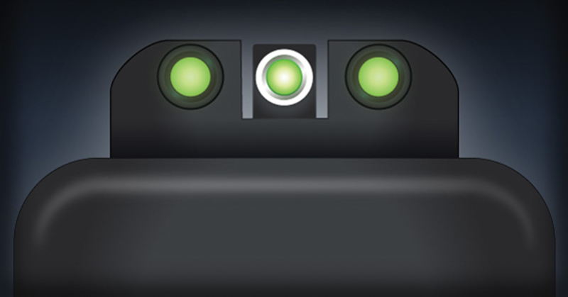Truglo TFX STD Tritium/Fiber Optic Handgun Sight Optic Accessory