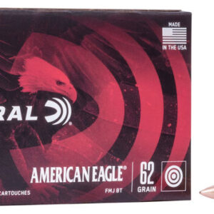 Federal American Eagle 223 Remington 62 Grain Full Metal Jacket 20-Round Box