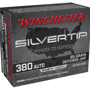 Winchester Silvertip 380 ACP 85 Grain Jacketed Hollow Point 20-Round Box