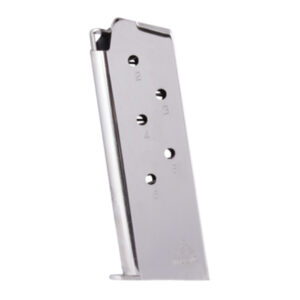 Mec-Gar 1911 / 1911 Officer 45 ACP 6-Round Detachable Magazine Nickel