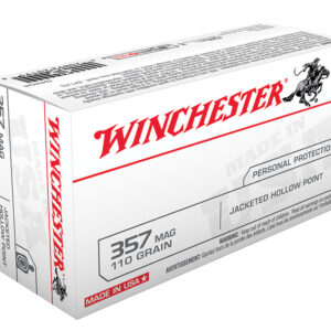Winchester Ammunition 357 Magnum 110 Grain Jacketed Hollow Point 50-Round Box