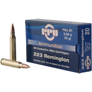 Prvi Partisan 223 Remington 55 Grain FMJ Boat-Tail 20-Round Box