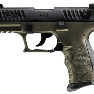 Walther Arms P22Q Military Semi-Automatic Pistol 22 LR 3.42-Inch Barrel Black Finish
