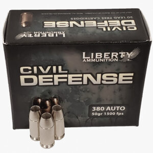 Liberty Ammunition 380 ACP 50 Grain Monolithic 20-Round Box