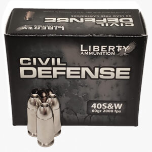 Liberty Ammunition 40 S&W 60 Grain Monolithic 20-Round Box