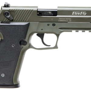 American Tactical Inc Semi-Automatic Pistol 22 LR 4-Inch Barrel Green Finish