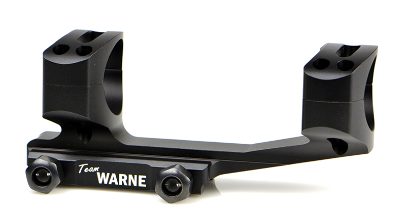 Warne Mounts AR-15 Extended Skeletonized Scope Mount Optic Mount 30MM Black