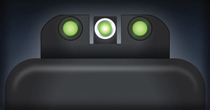 Truglo TFX STD Tritium/Fiber Optic Handgun Sight Optic Accessory