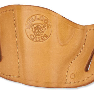 Bulldog Gun Cases Leather Molded Belt Slide Holster OWB Tan