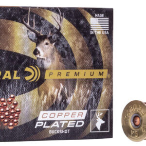 Federal 3" 15 pellets 12 Gauge 00 Buck 15-Pellet Buckshot 5-Round Box