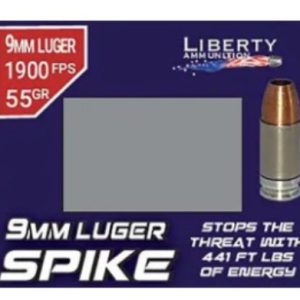 Liberty Ammunition 9mm 55 Grain 20-Round Box